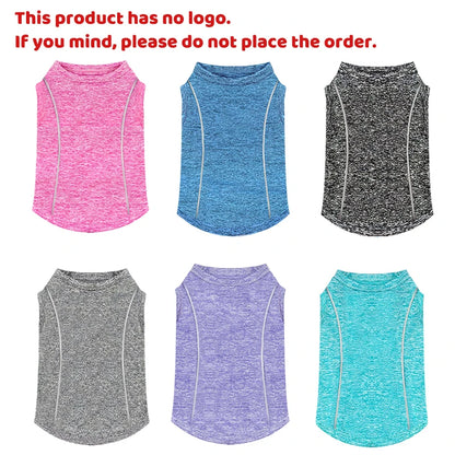 Pet Dog Shirt Quick Dry Dog T-Shirt Chihuahua Breathable Thin Sun Protection Dog Shirt Puppy Outdoor Clothes Summer Pet Supplies
