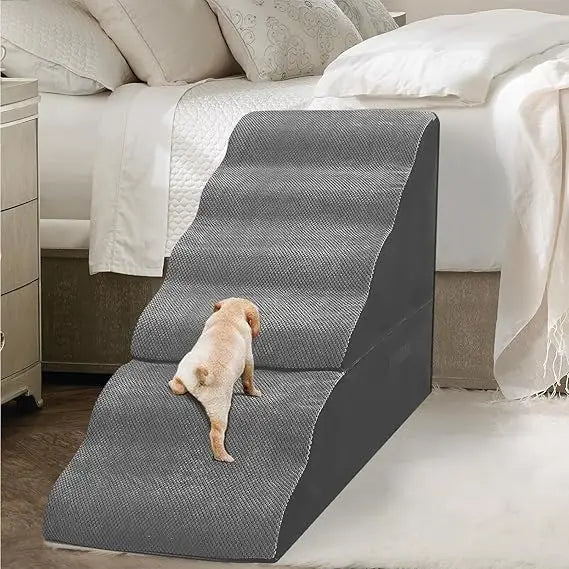 Premium Foam Dog Stairs For High Beds Durable Safe NonSlip