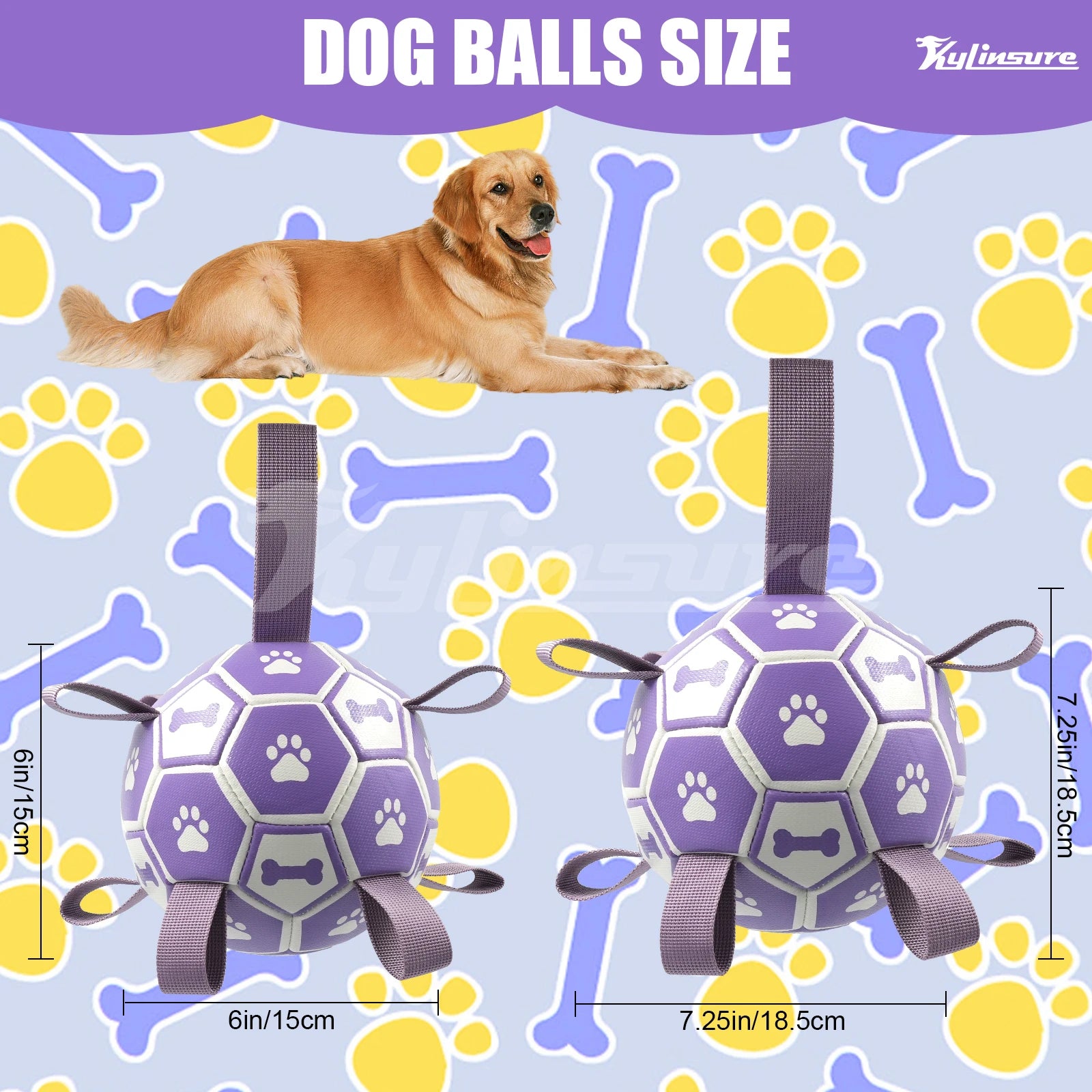 Dog Soccer Ball Tug Toy for Interactive Play and Training
