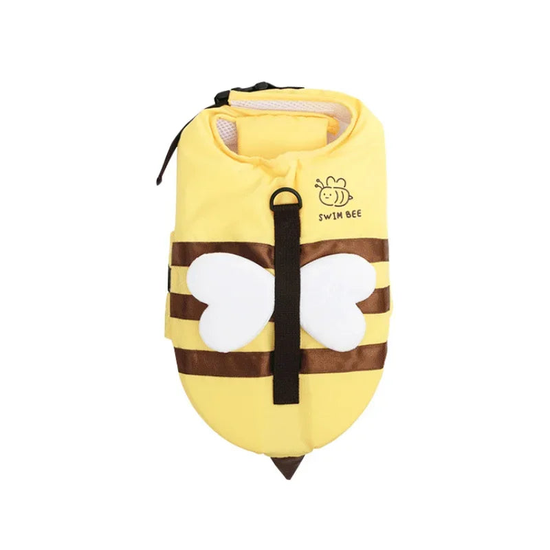 Waterproof Dog Life Jacket Harness Breathable Summer Swim Safety Vest