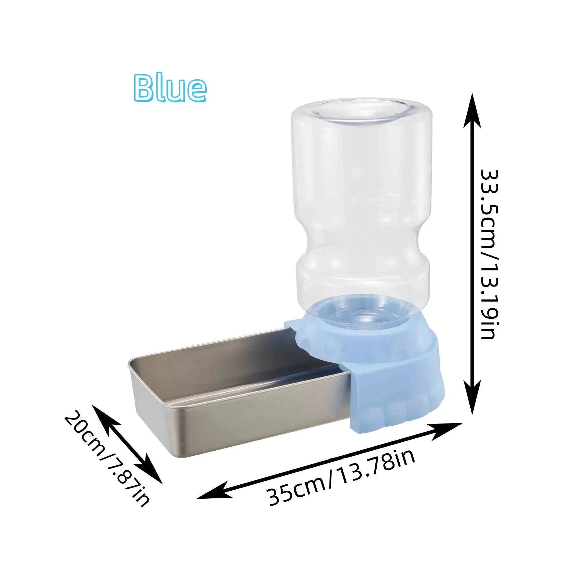 BOOTEELY Pet Water Dispenser 4L Gravity Set Automatic Water Dispenser for Dogs Cats Pets Animals Large Capaci