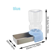 BOOTEELY Pet Water Dispenser 4L Gravity Set Automatic Water Dispenser for Dogs Cats Pets Animals Large Capaci