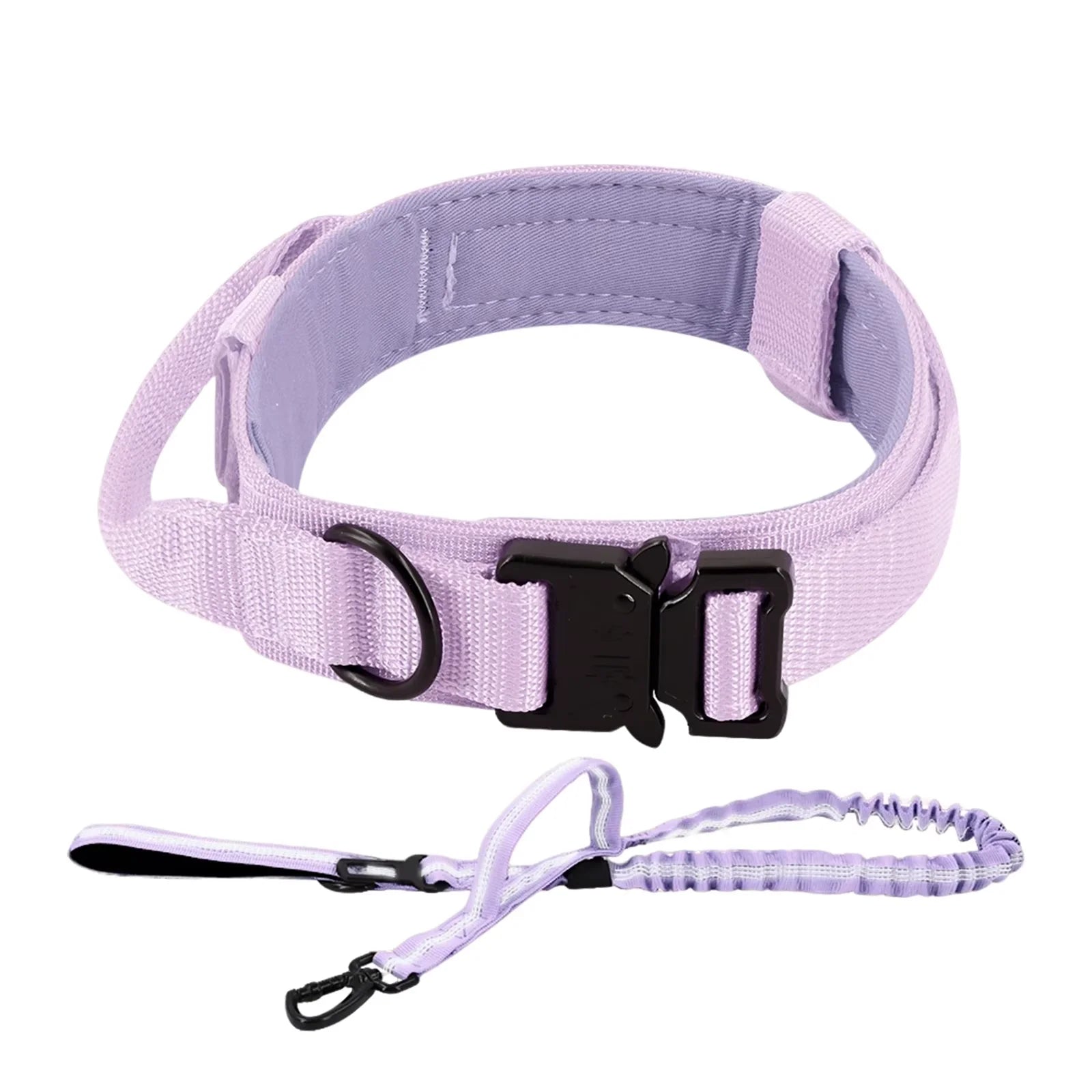 Adjustable Tactical Dog Training Collar And Leash Set Control Handle