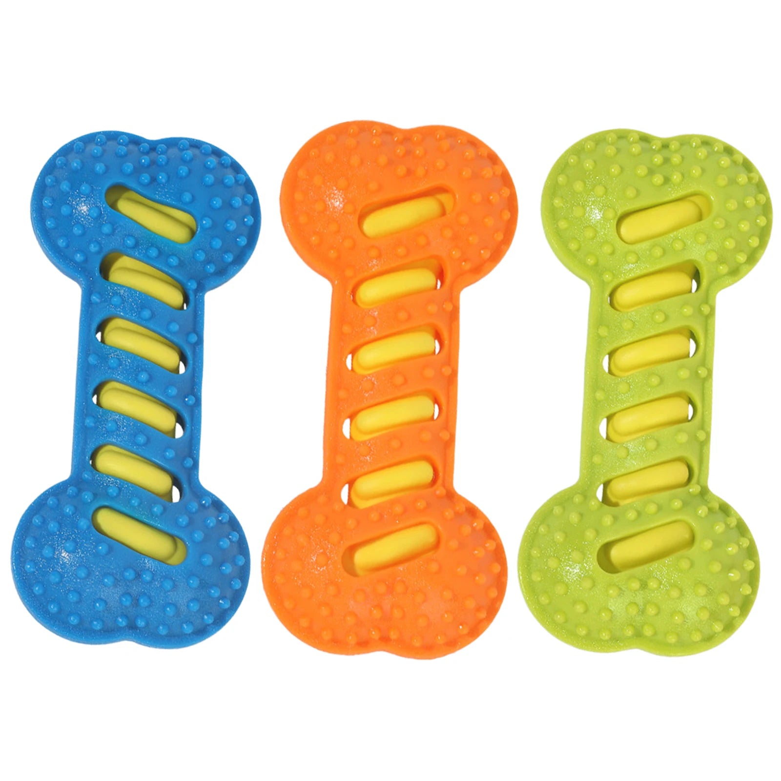 Alloet 3Pcs Teeth Cleaning Molar Stick Interactive Dog Chew Toy