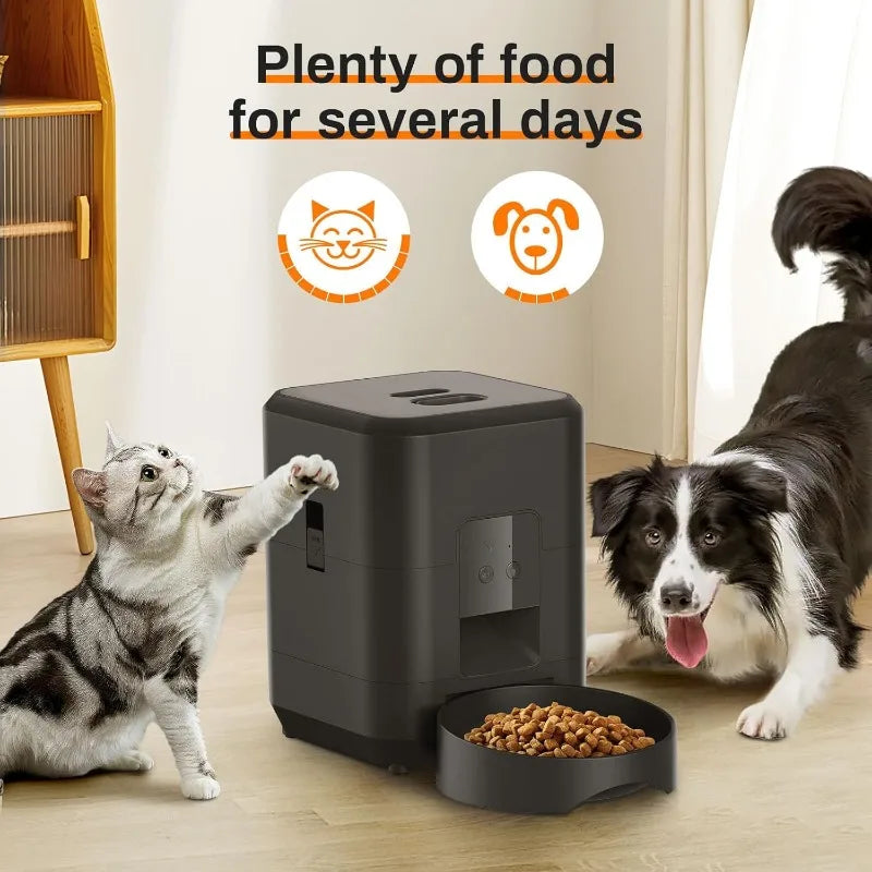 Smart Pet Feeder Automatic 2L Cat Feeder Dog Slow Food Machine with Time Quantitative Automatic Cat Food Dispenser Cat Dog Bowl