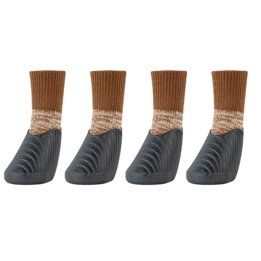 4Pcs/Set Dog Rain Shoes Anti Slip Sole Waterproof Cat Shoe Rubber Boots for Outdoor Footwear Socks Dog Foot Cover Protectors