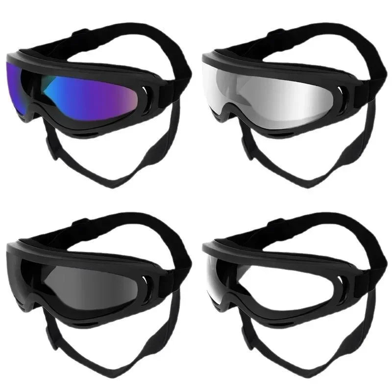 Dog Goggles Adjustable Anti UV Windproof Sunglasses for All Breeds