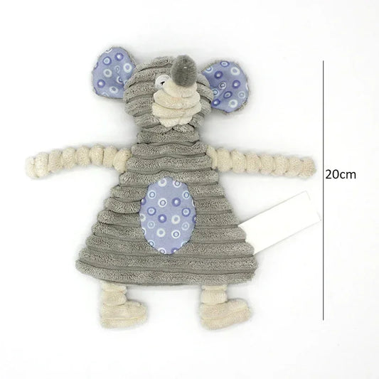 Plush Ring Paper Pet Dog Squeak Toy for Small Dogs Chihuahua Cleaning Teeth Puppy Toys Pet Accessories for Dogs