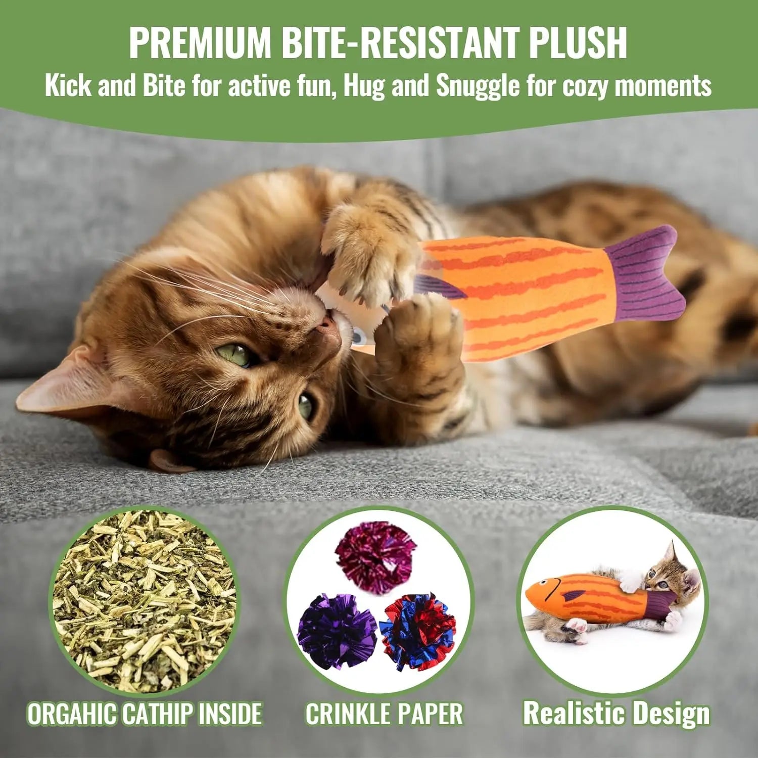 Cat Toys Variety Pack 20 Pieces Interactive Play Kit