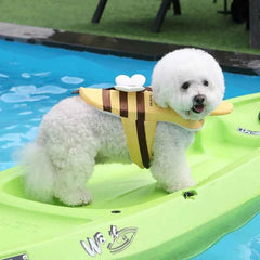 Waterproof Dog Life Jacket Harness Breathable Summer Swim Safety Vest