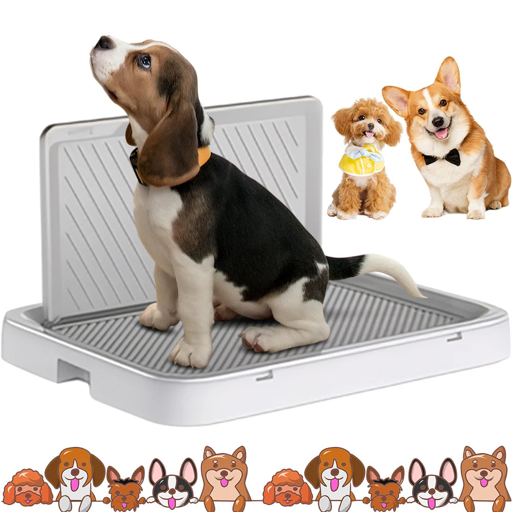 Indoor Dog Potty Tray Pee Wall Pan Trainer For Pets