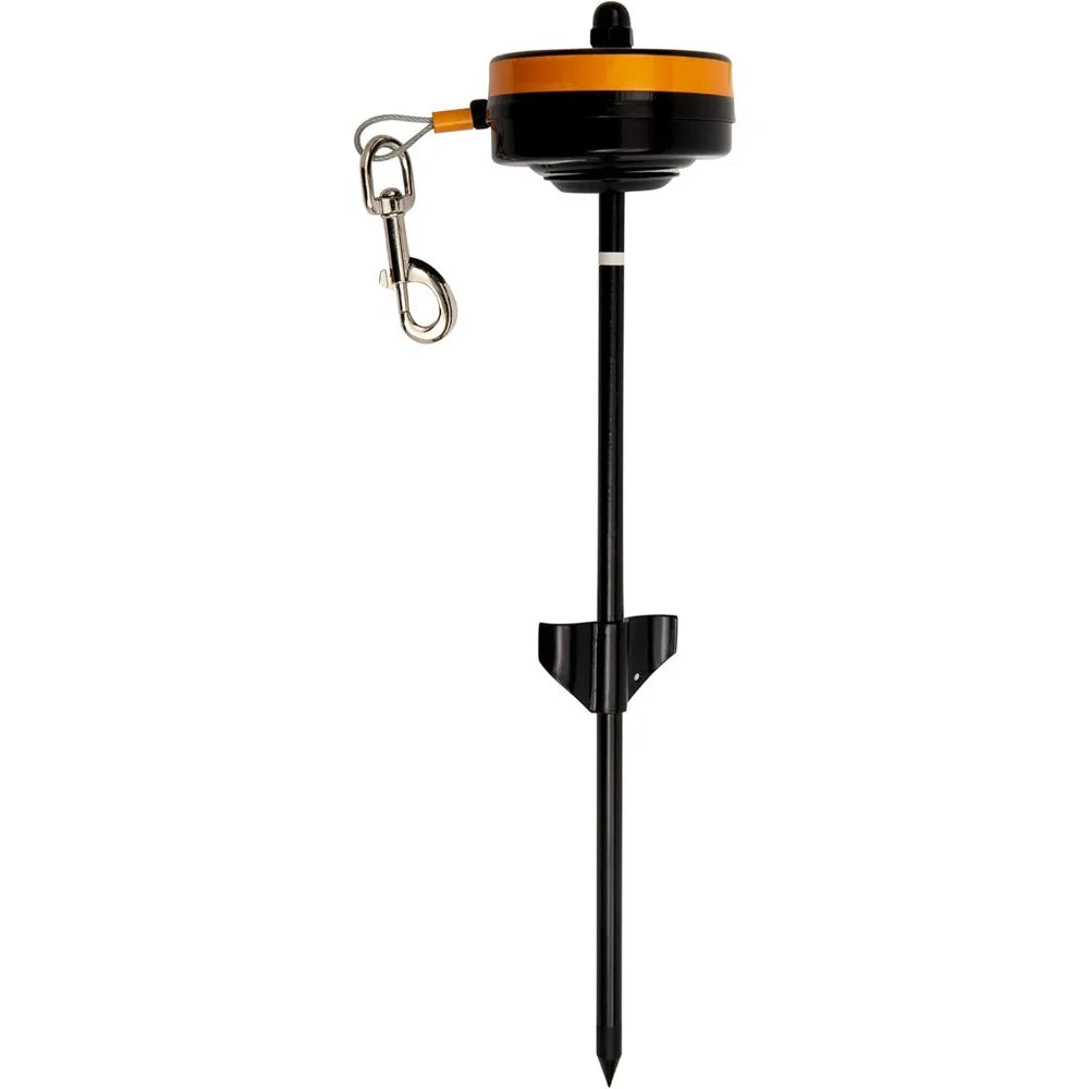 YTYIN Bracket Mount and Stake Retractable Dog Leash Tie Out