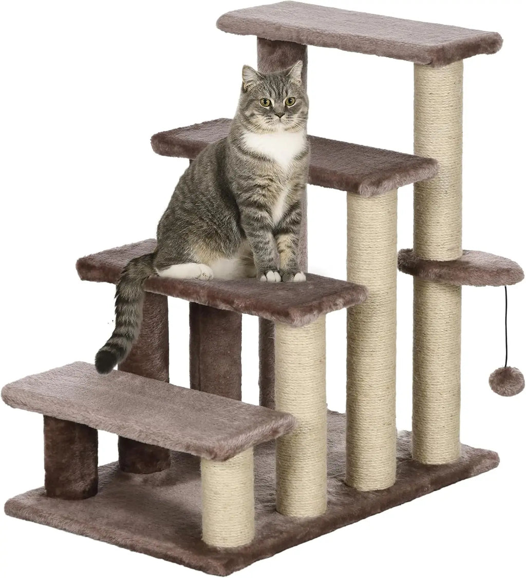 Pet Harmony Supplies Cat Steps Carpeted Ladder Kitten Tree
