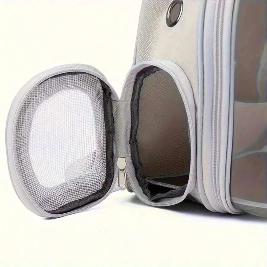 Pet Space Capsule Backpack, Small And Medium-Sized Cat, Puppy Or Rabbit Handbag, Transparent, Breathable, Heat-Resistant And Wat