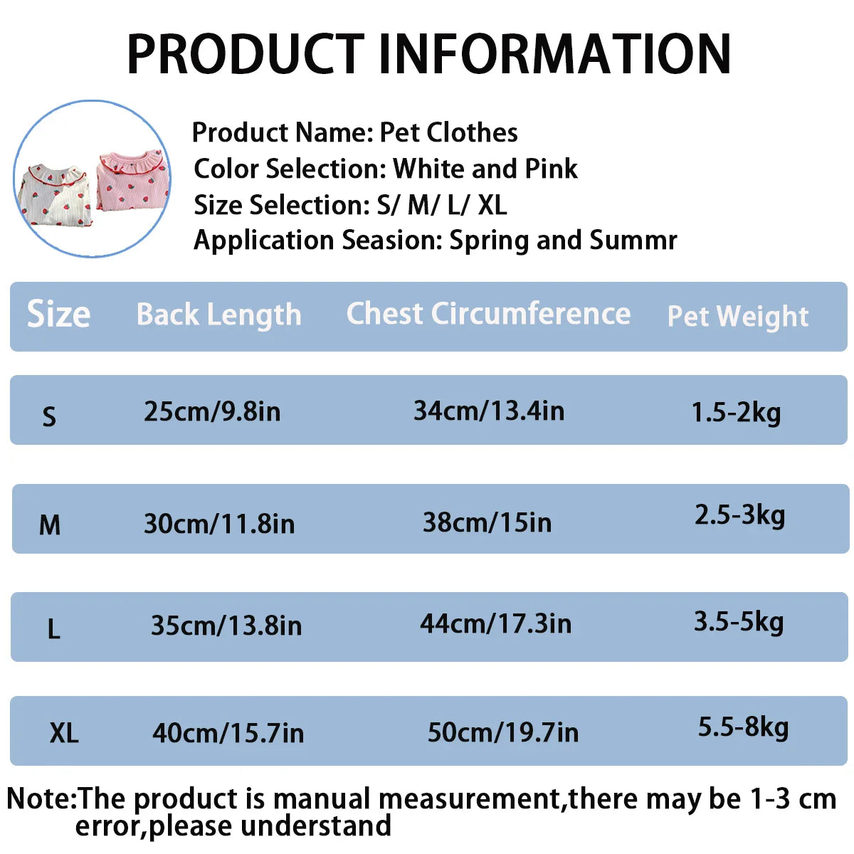 Summer Breathable Dog Vest Ruffled Collar Polyester Clothing For Pets