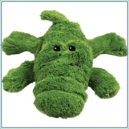 Small Alligator Cozie Dog Toy, Minimal Mess, Squeaky, Durable, 2 Sizes