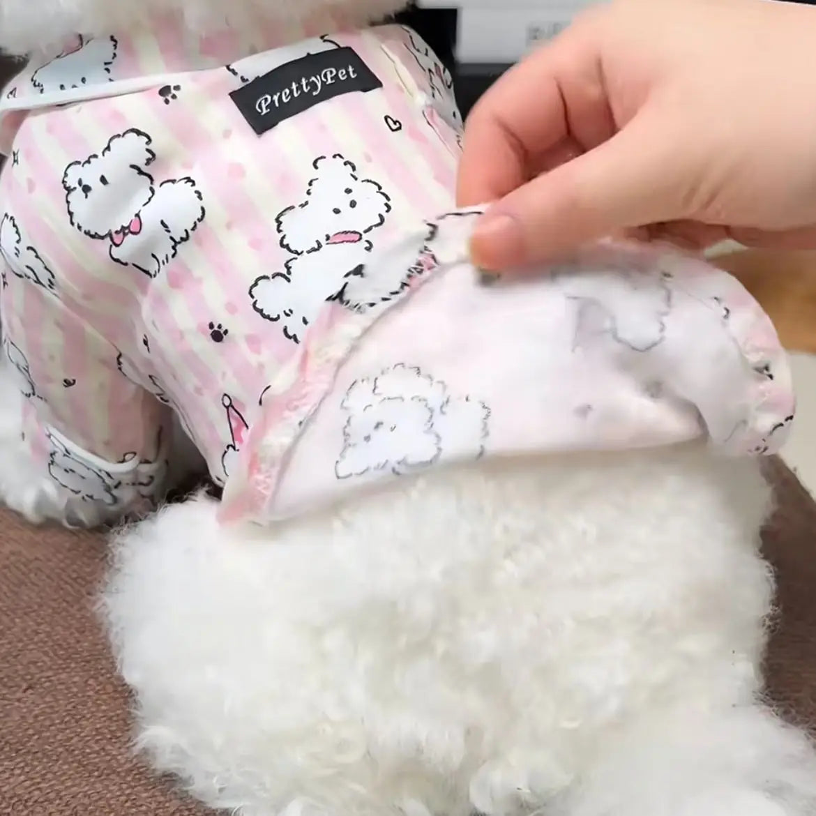 Soft Breathable Cotton Pet Sleepwear Pajamas For Cats And Dogs