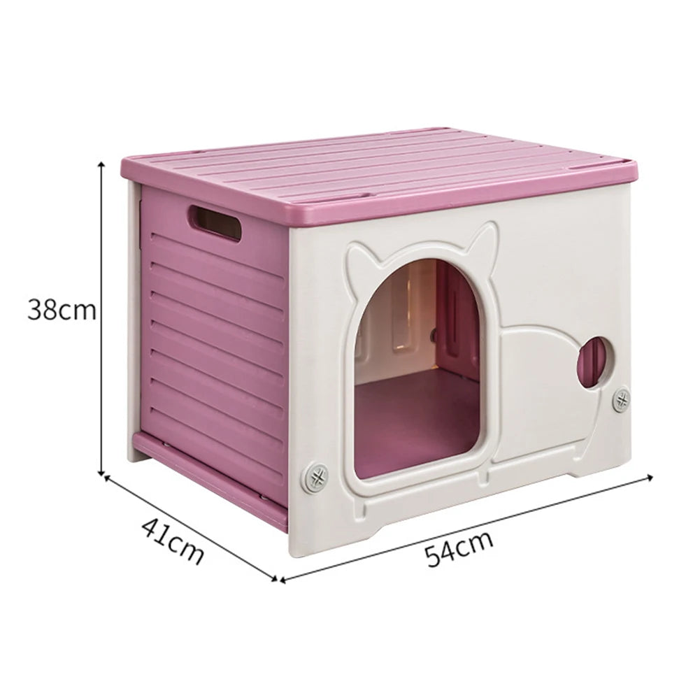 Newest Outdoor Portable Stray Cat Nest Winter Warm Waterproof Large Space Cat Shelter Washable Four Seasons Universal Cats House