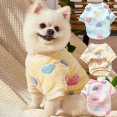 Soft Flannel Dog Vest Puppy Autumn Winter Warm Fleece Jacket