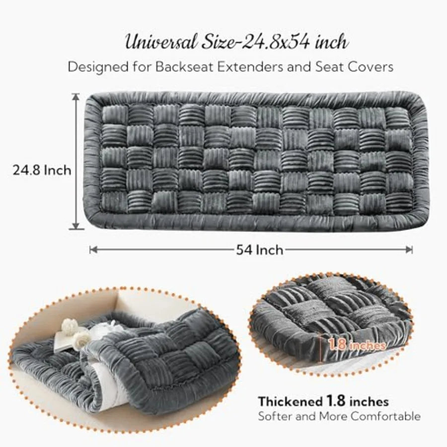 Backseat Pet Bed Mat for Car NonSlip Travel Pet Mat