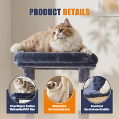 JHK Cat Tree Multi Cat Climbing Tower For Indoor Cats