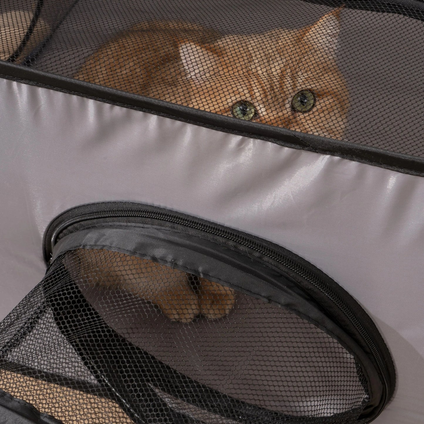 Foldable Oxford Fabric Cat And Dog Nest Bed With Tunnel