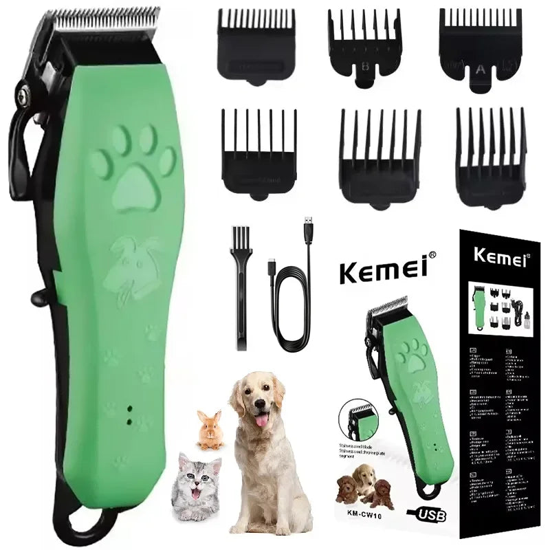 Edieu Professional Pet Hair Clippers Rechargeable Dog Cat Grooming Trimmer
