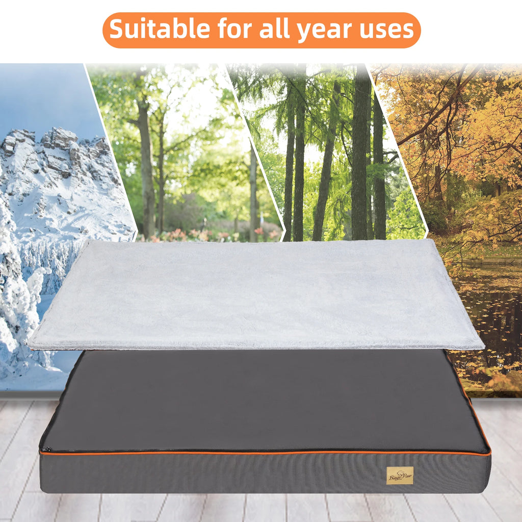 Pet Harmony Supplies Orthopedic Dog Bed With Washable Cover