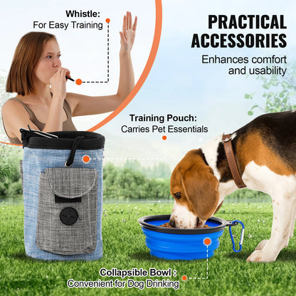 Dog Agility Training Equipment 5 Piece Set With Adjustable Hurdles