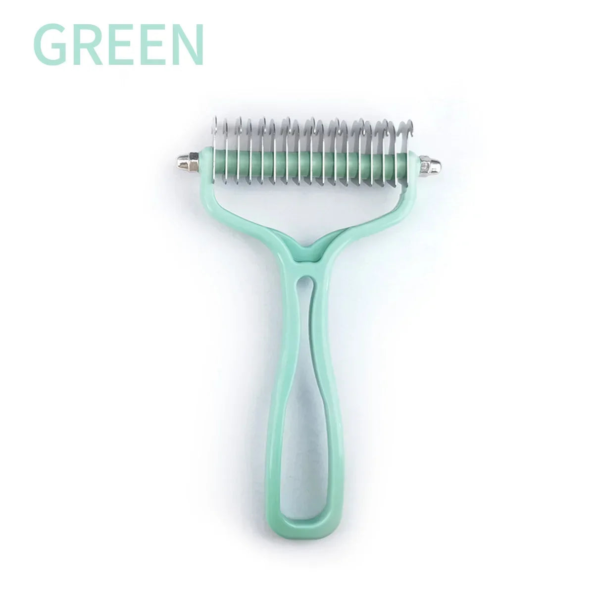 Hign-concerned Cat Fur Knot Cutter Double-Sided Deshedding Brush