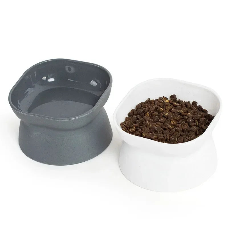 Hign-concerned Oblique Mouth Pet Food Bowl for Dogs and Cats