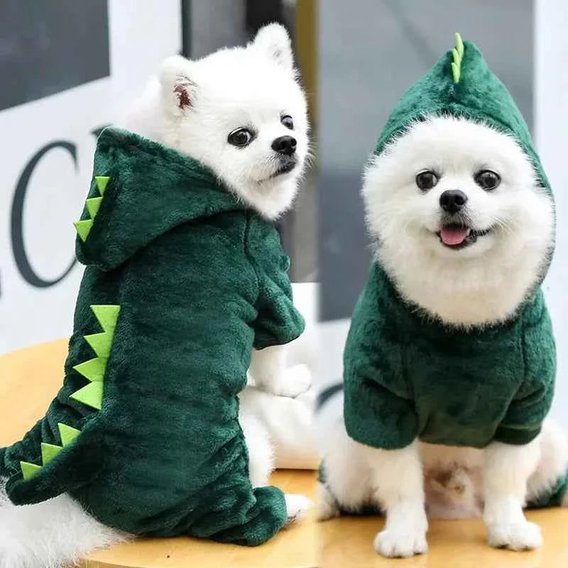 Wangmeow Fleece Dog Jacket Warm Winter Jumpsuits Pet Pajamas Clothing