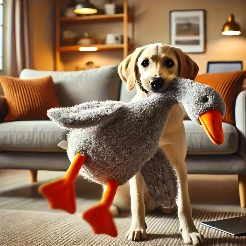 Soft Colorful Duck Plush Toy For Cats And Dogs Relief