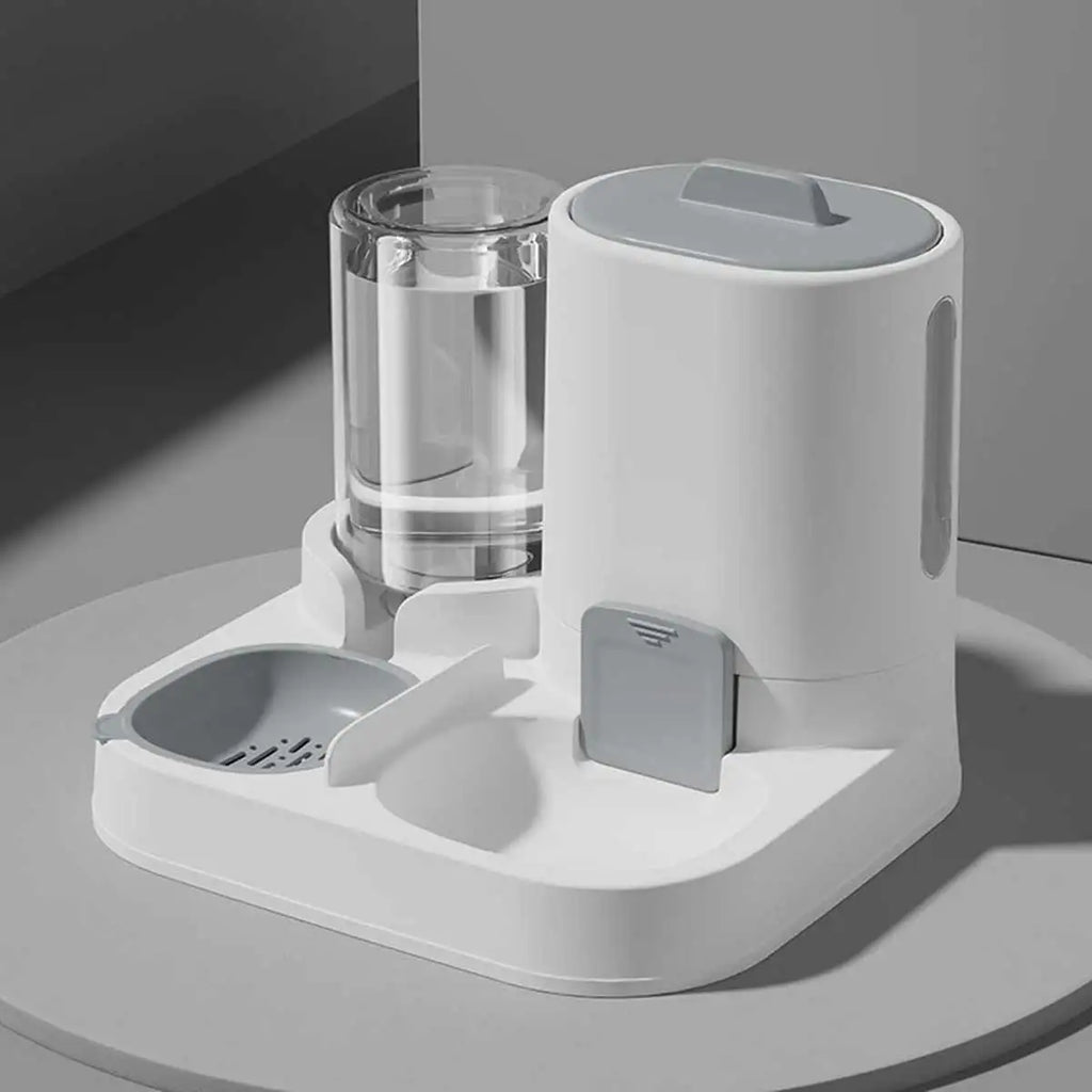 Dual-Purpose Pet Feeder and Water Dispenser for Small Dogs