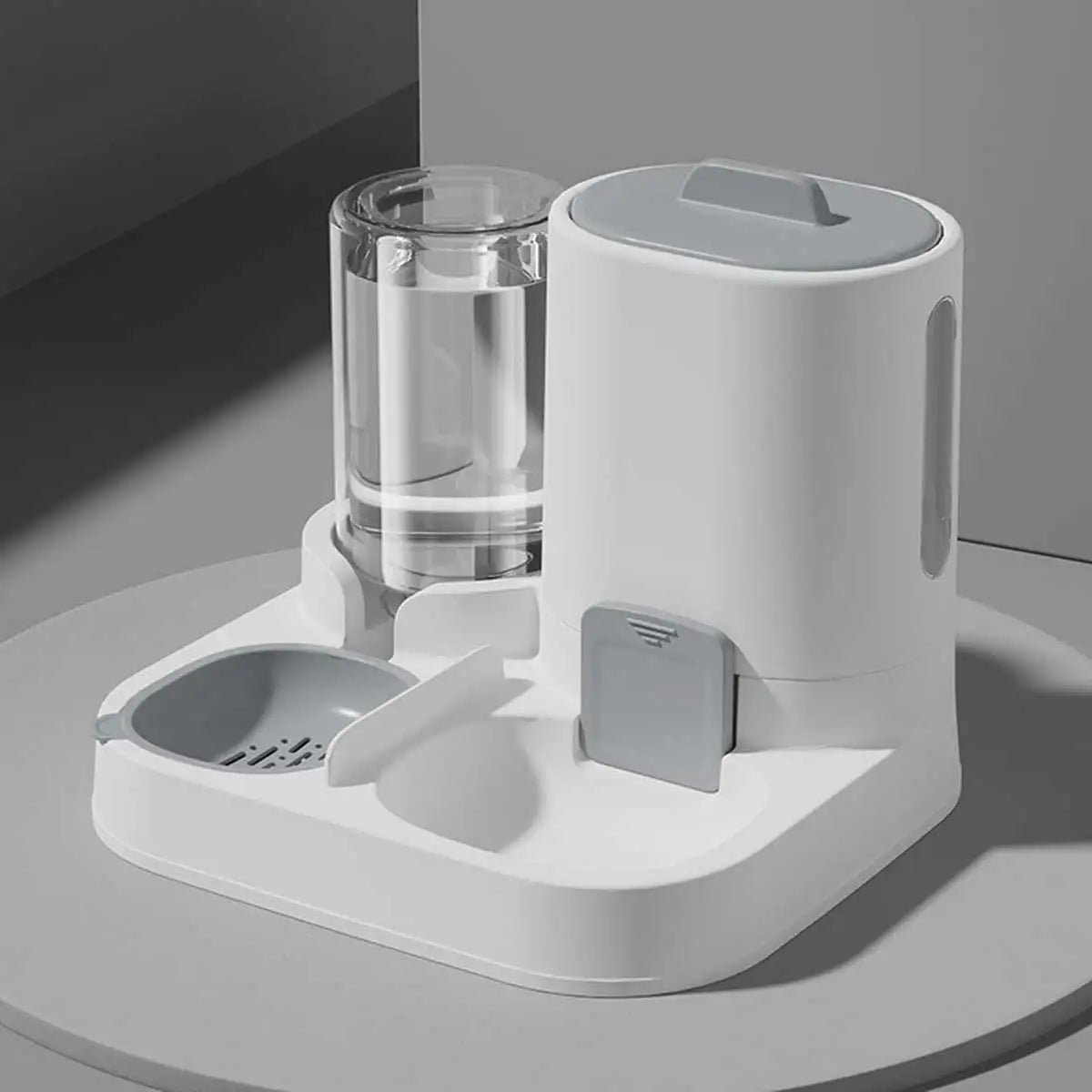 Dual-Purpose Pet Feeder and Water Dispenser for Small Dogs