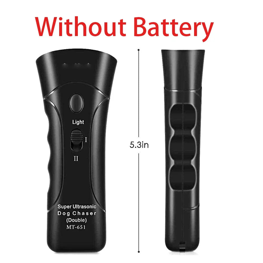 Pet Dog Barking Deterrent Ultrasonic Training Device No Battery