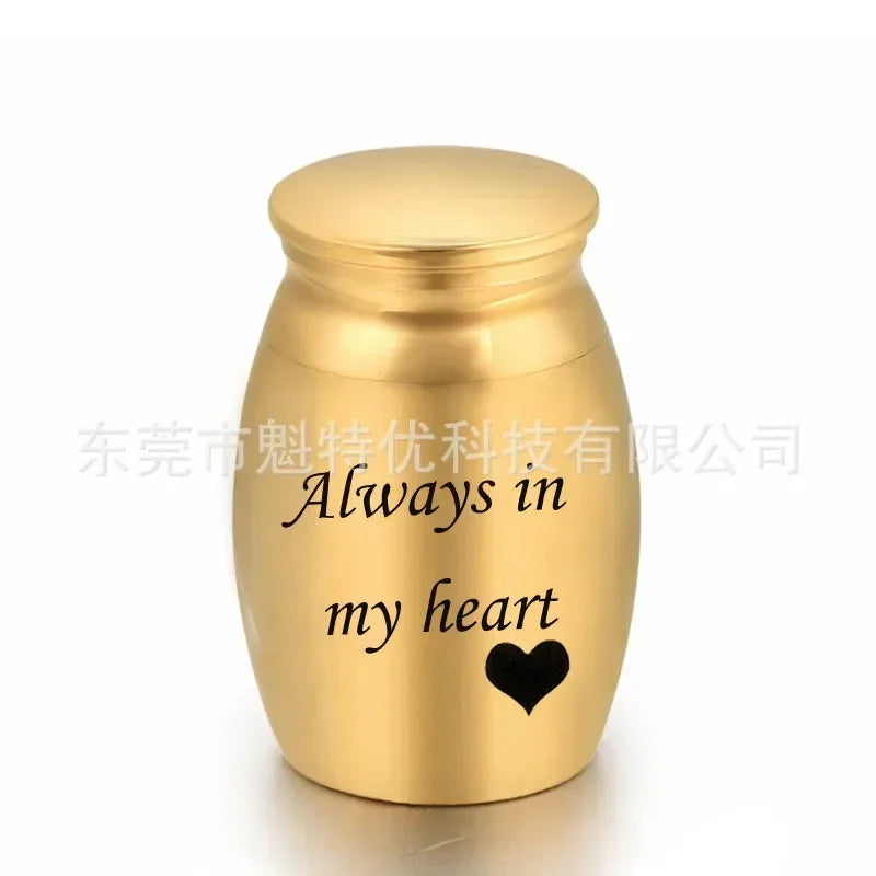 Hign-concerned Stainless Steel Pet Urn Memorial Keepsake