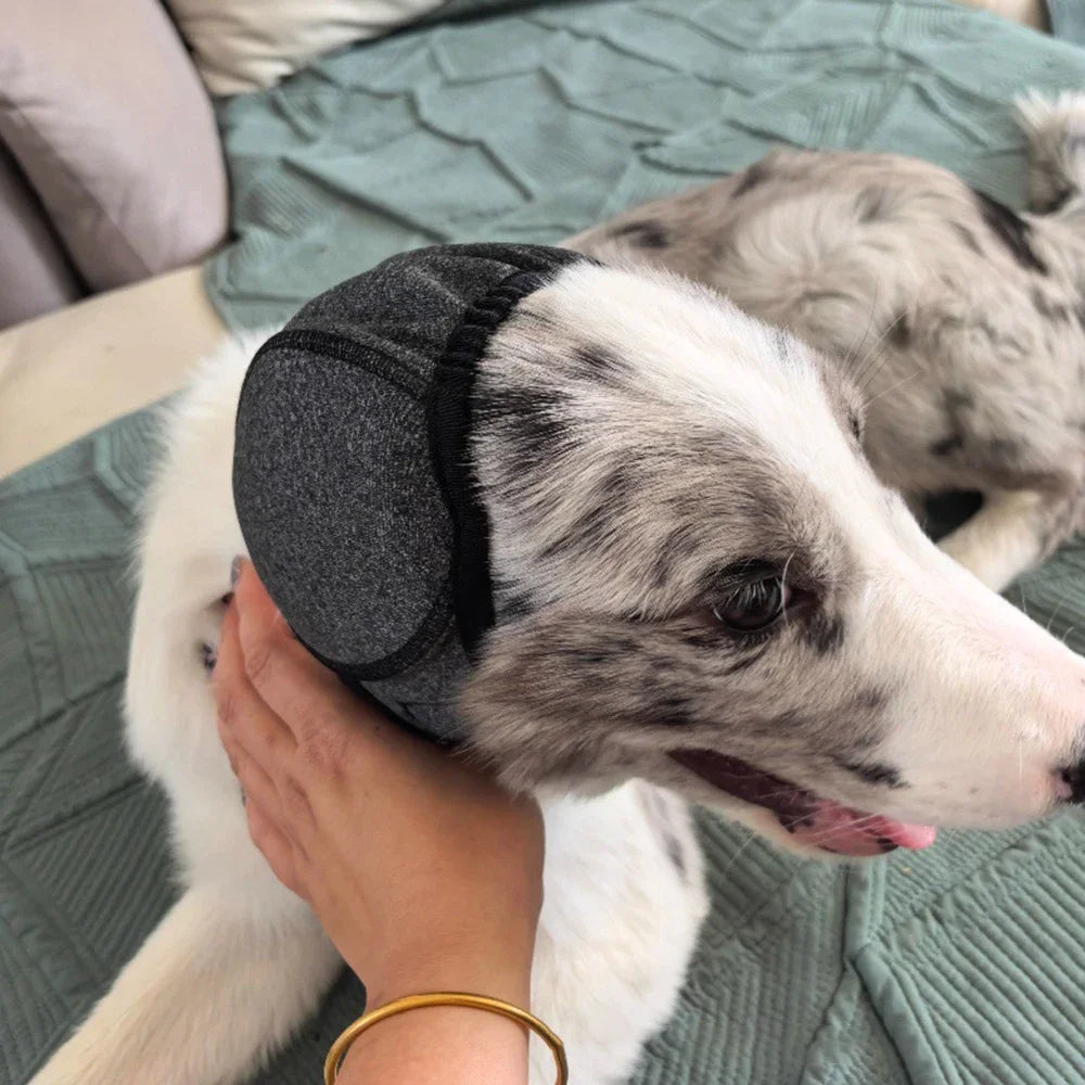 Nylon Dog Noise Reduction Ear Muffs for Swimming Headgear