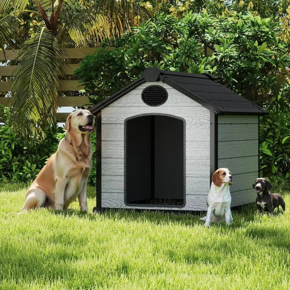 Outdoor Weatherproof Insulated Igloo Dog House For All Weather Use