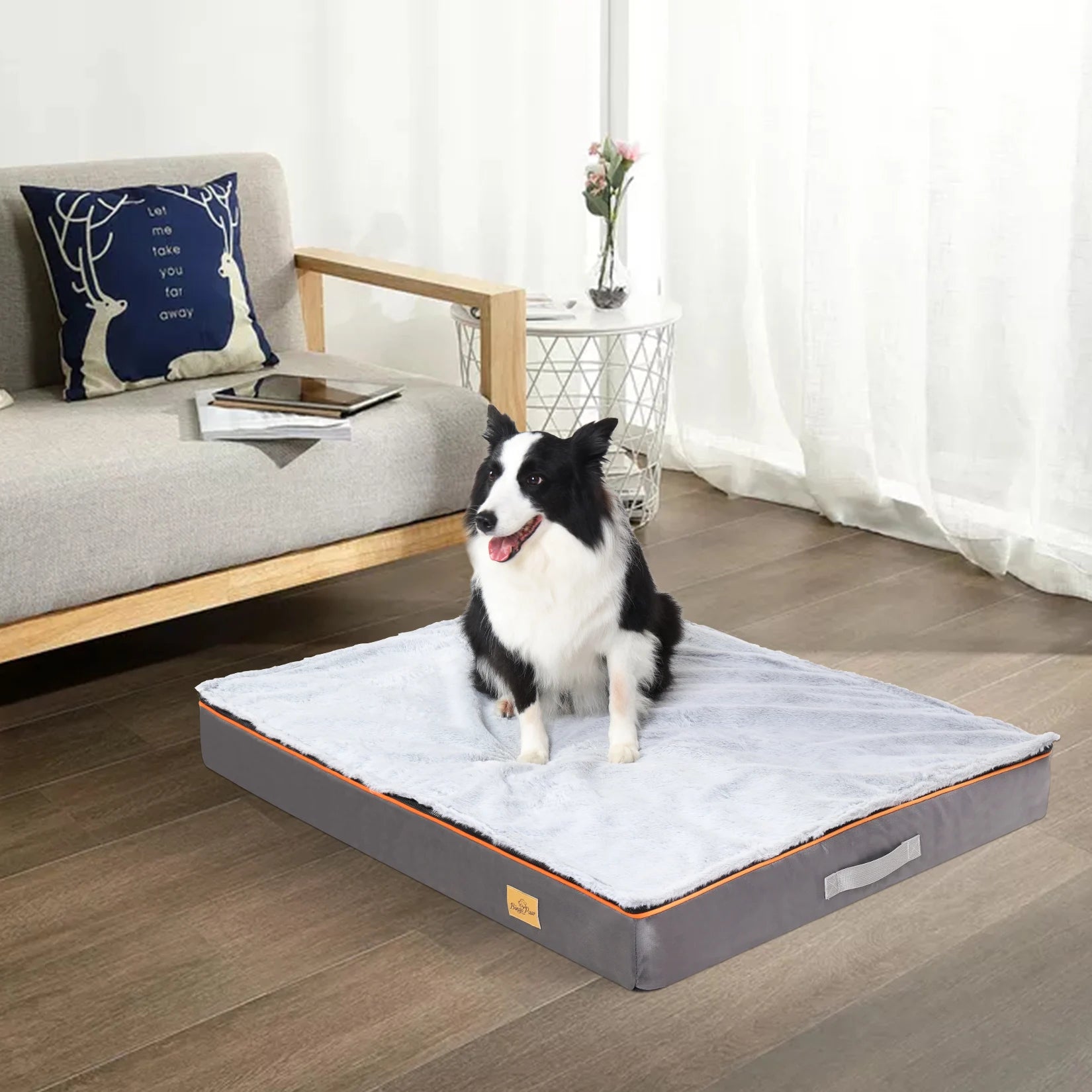 Pet Harmony Supplies Orthopedic Dog Bed With Washable Cover