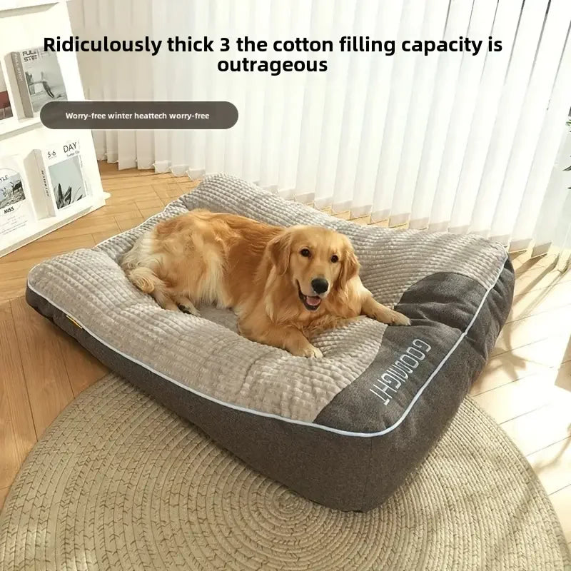 NONECN Orthopedic Dog Bed For Dogs Extra Thick Cushioned