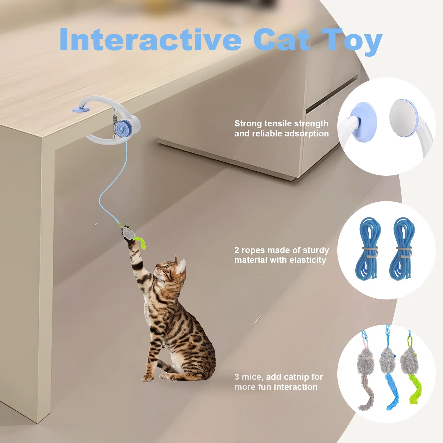 Cityflee Electric Door Hanging Cat Toy USB Rechargeable