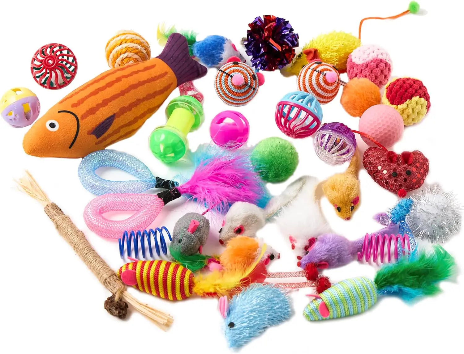 Cat Toys Variety Pack 20 Pieces Interactive Play Kit