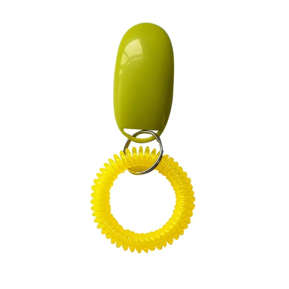 Hot Sale Portable Dog Button Clicker Sound Trainer Pet Training Tool Wrist BAccessory Pet Products Accessories  Dog cat Supplies