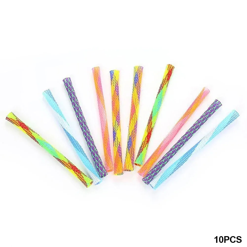 Kitten Cat Spring Toys Set Bouncing Interactive Telescopic Tubes