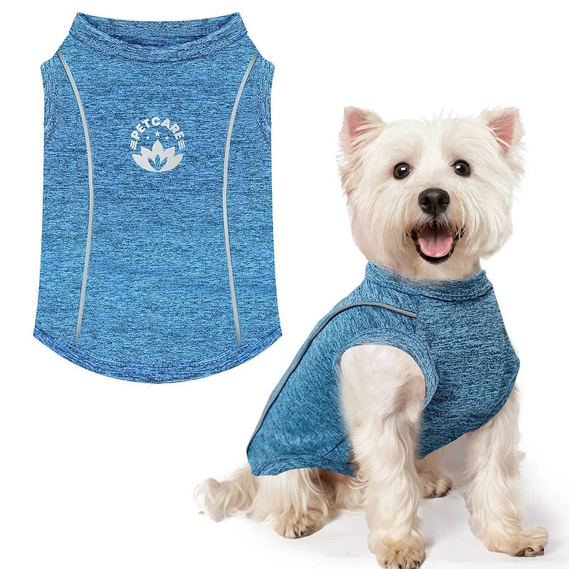Pet Dog Shirt Quick Dry Dog T-Shirt Chihuahua Breathable Thin Sun Protection Dog Shirt Puppy Outdoor Clothes Summer Pet Supplies