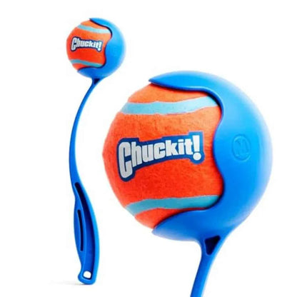 Dog Ball Launcher 12M with 12" Handle Length for Medium 2.5" Dog Balls For Dogs 20-60 lb, Plastic Pet Fetch Ball Thrower, Perfe