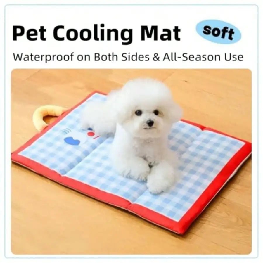 Dog Cooling Mat Reversible Gel Infused Pad with Waterproof Layer