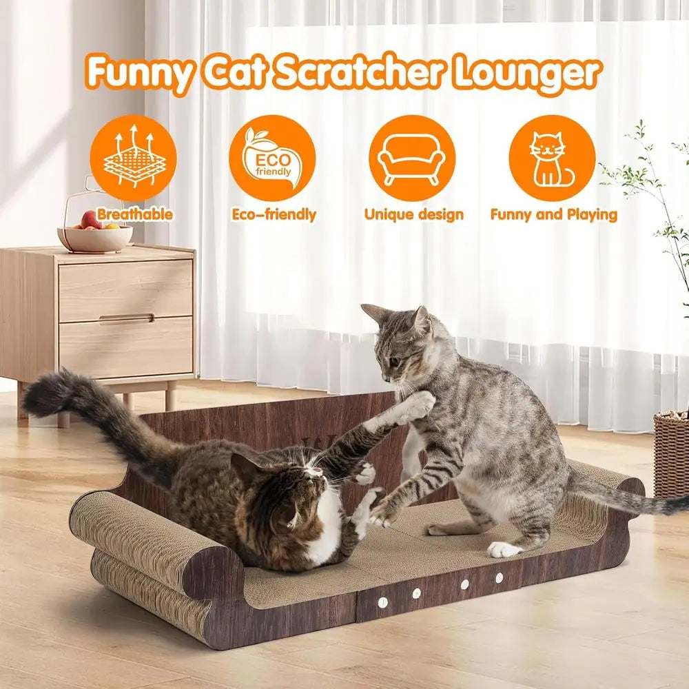 XMSJ Scratcher Bed Cardboard Lounger For Indoor Use