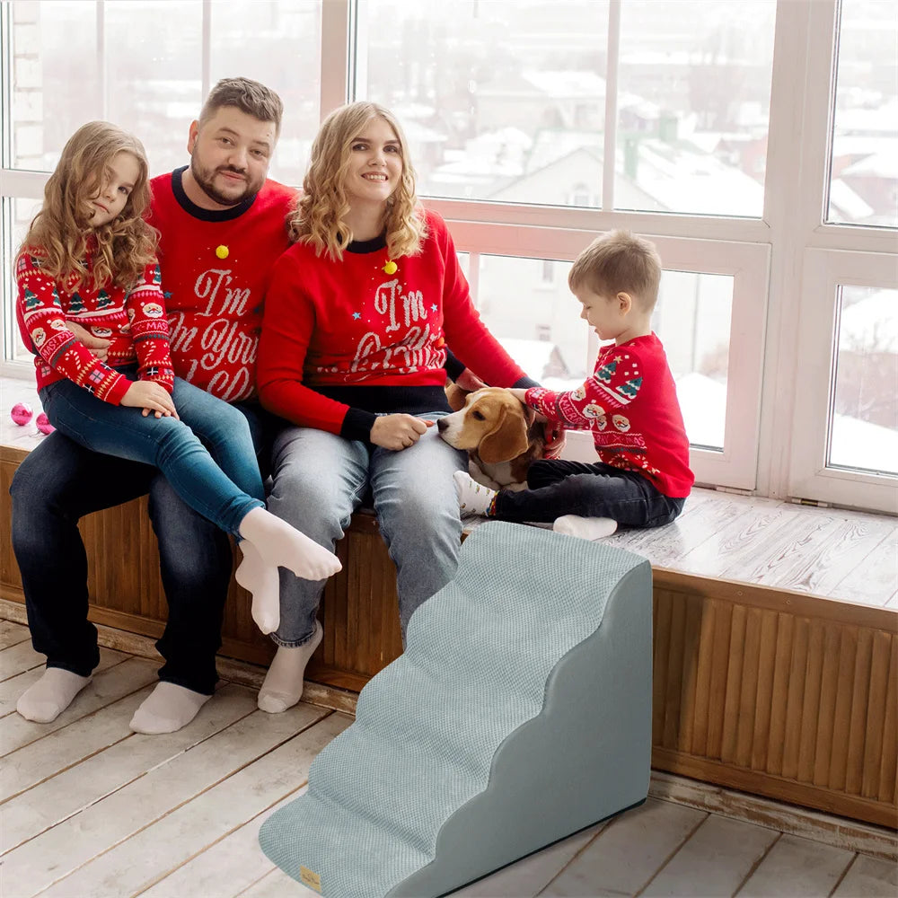 Dog Door 5 Step Ramp Stairs For Elevated Beds Sofas